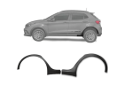 Par Moldura do Paralama Traseira Fiat Argo HGT TREKKING 2018 até 2021